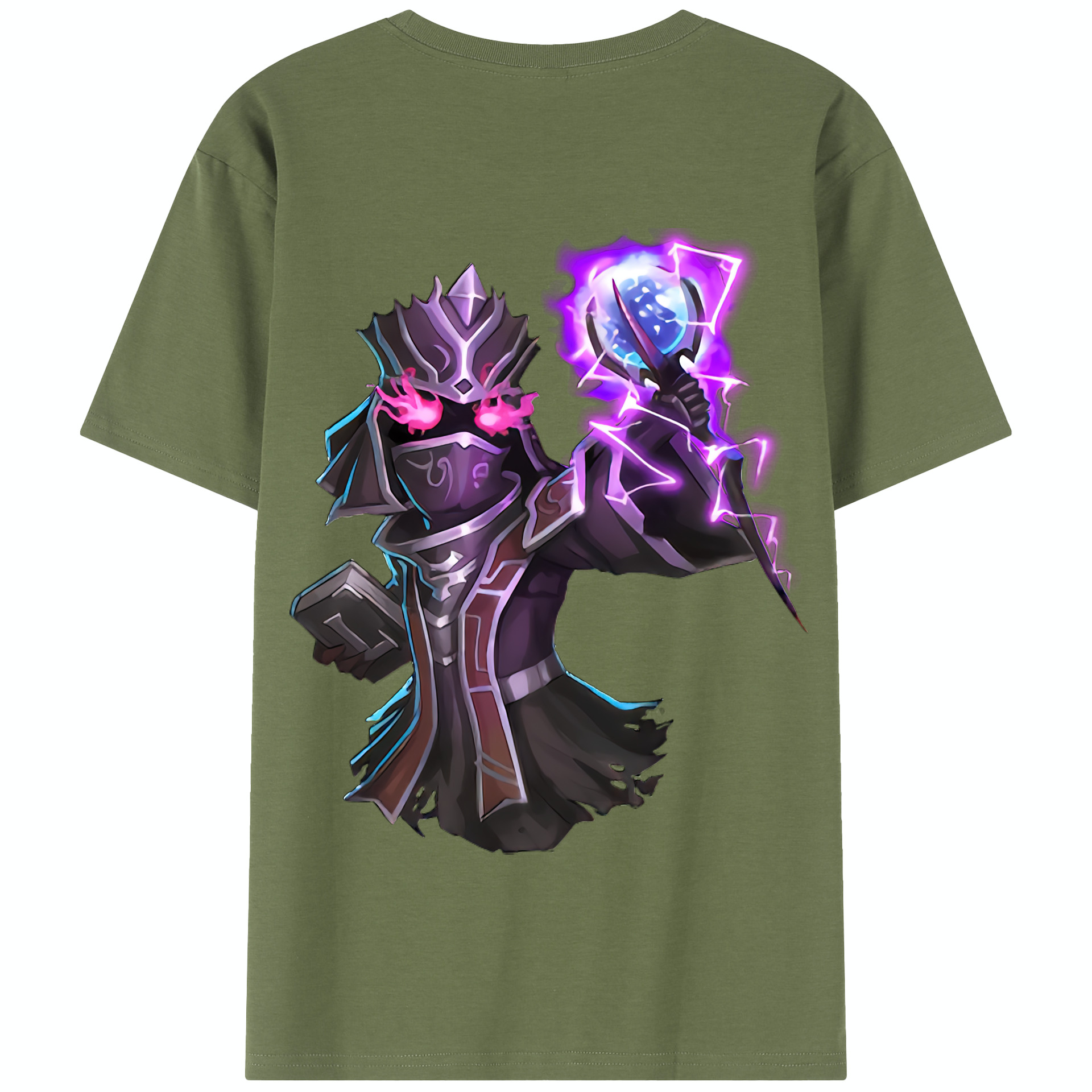 （画像用） リーグ・オブ・レジェンド League of Legends LOL 綿100％半袖Tシャツ（背面プリント）